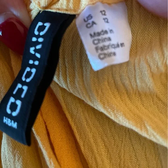 H&M Yellowy Peach Tank Top - Picture 8 of 9